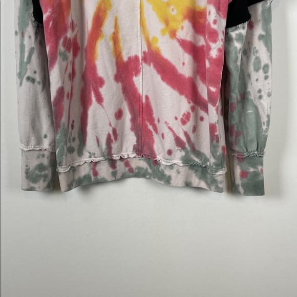 The Laundry Room Tie-Dye Sweetwear Hoodie Sweatshirt Lagenlook Men's M Oversized - Picture 7 of 10